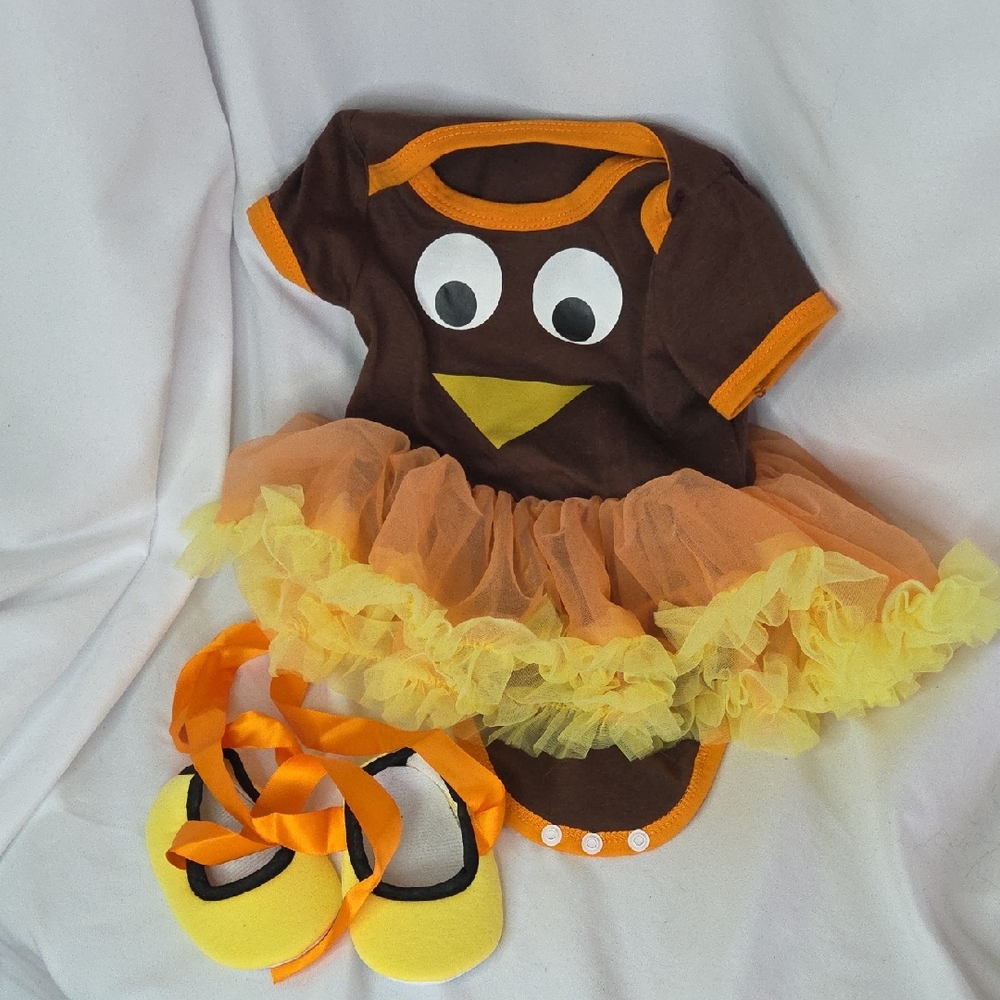 Turkey Thanksgiving Baby Outfit Like New Reborn Doll Clothing 3mths